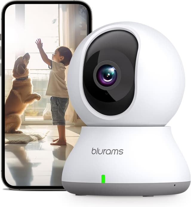 Imagen de blurams Telecamera Wi‑Fi 2K per interno con rotazione 360° en OfertitasTOP