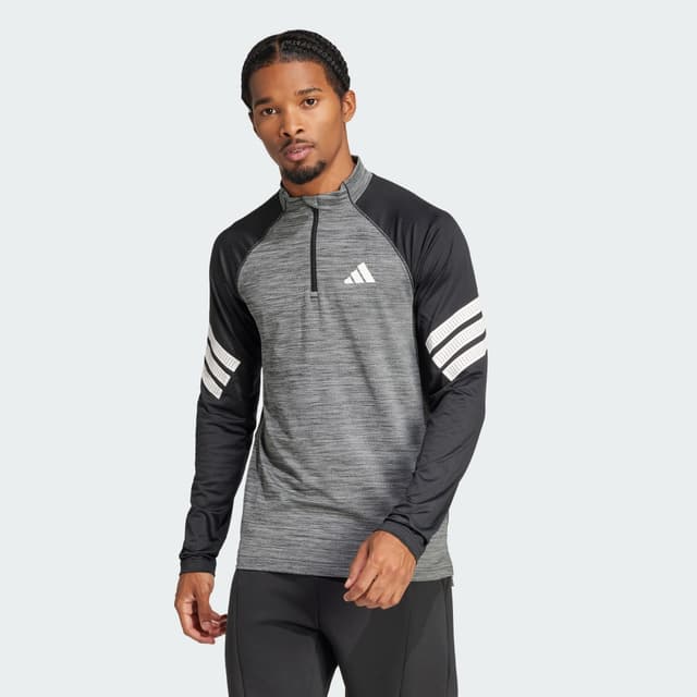 Imagen de Adidas Camiseta Icon 1/4-Zip 3 bandas en OfertitasTOP