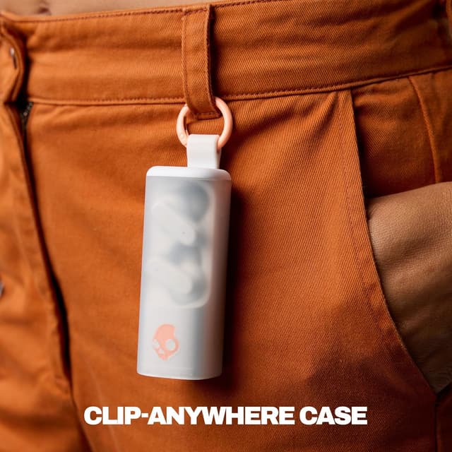 Detalle de Skullcandy Dime Evo Wireless Earbuds (Bluetooth) with Up to 36 Hours Battery, IPX4, and App Controls