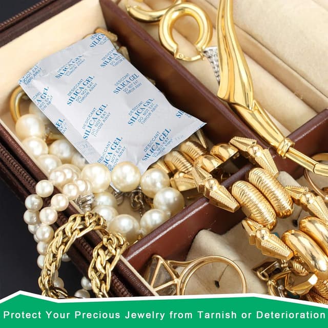 Detalle de O2frepak 50 g Silica Gel 20 Stück Trockenmittelbeutel