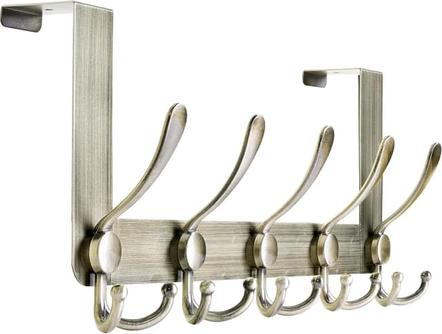 Detalle de HONSKY Over Door Hook Rustic 5 Hooks