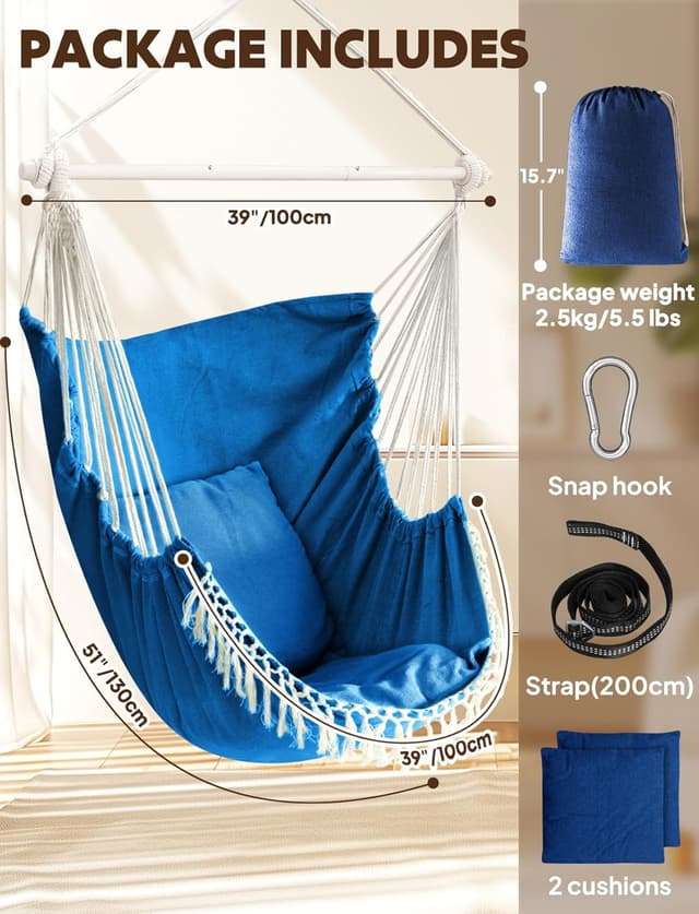 Thumbnail 5 de Chihee Hängesessel 500 Pfund Hängeschaukel