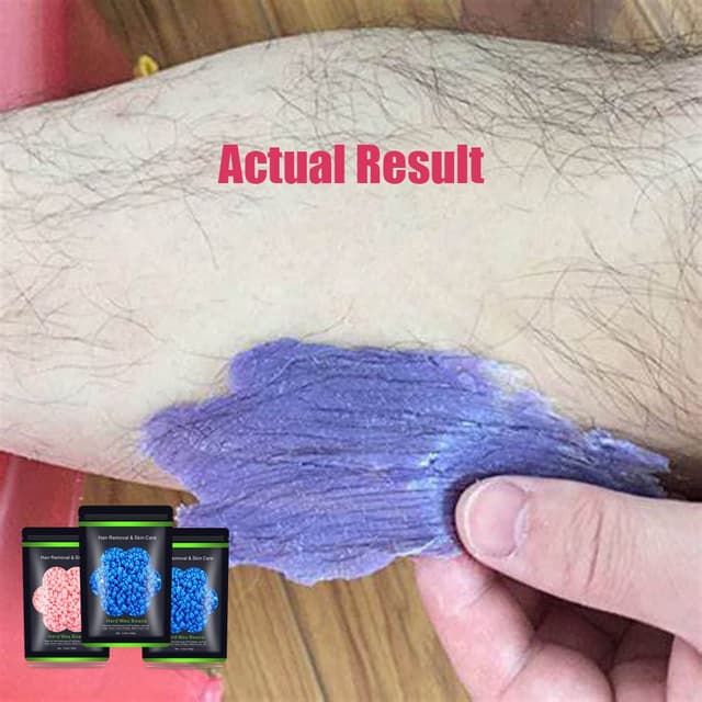 Detalle 2 de Auperwel Hard Wax Beads for Hair Removal (10.5 oz / 300 g) — Sensitive Skin Brazilian, Face, Bikini & More