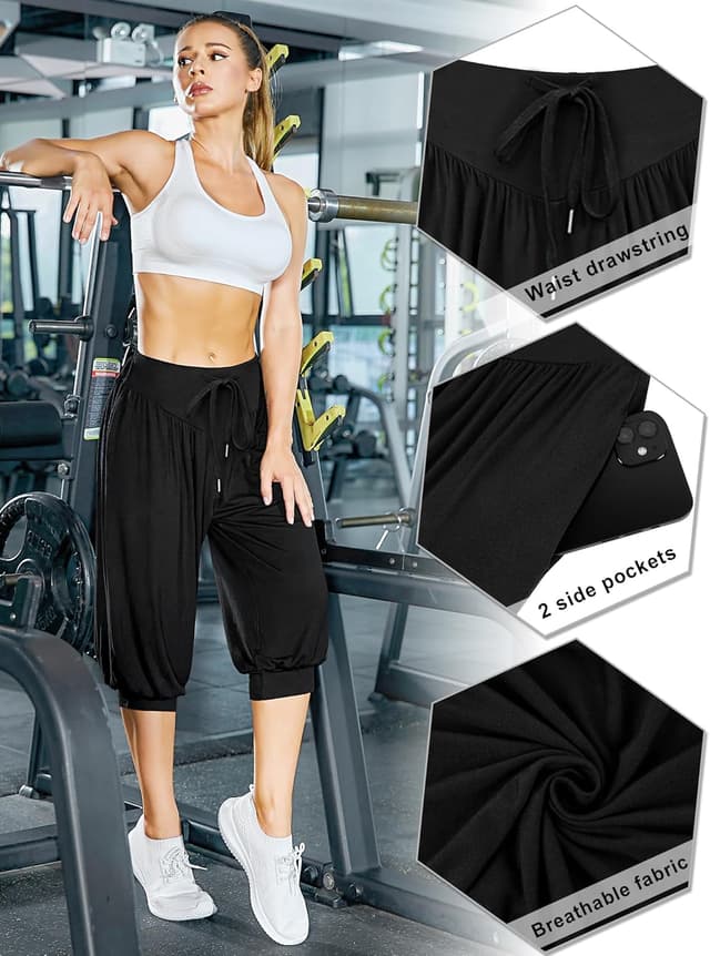 Detalle 2 de Terecey Damen Jogginghose 3/4 Modal