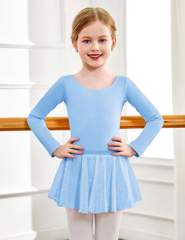 Detalle 2 de Robe de ballet enfant en coton 2-10 ans