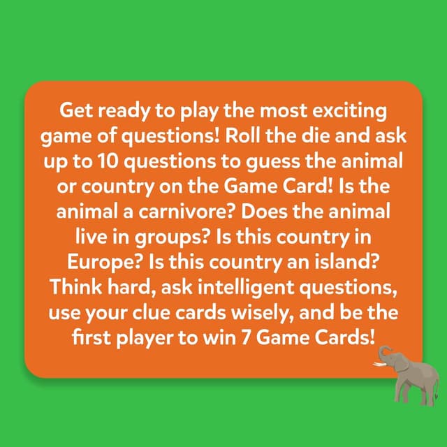 Thumbnail 6 de Skillmatics Guess in 10 Animals & Countries Combo board game (50 animal cards, 50 country cards)