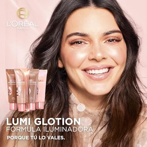 Detalle de L'Oréal Paris Lumi Glotion fórmula iluminadora en Tono Medium: glow natural e hidratación ligera