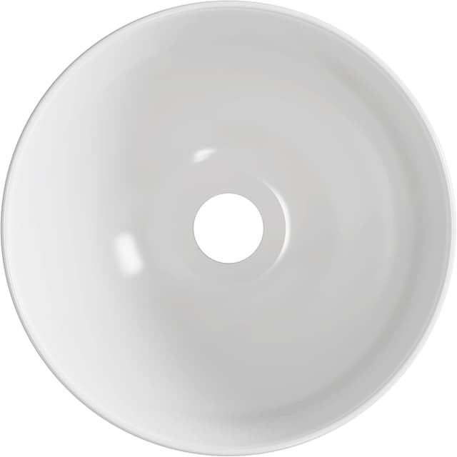 Detalle 2 de Baikal lavabo cerámico sobre encimera 29,5 cm