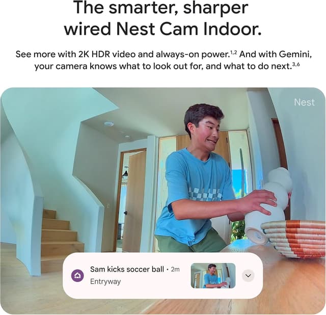 Detalle de Google Nest Cam Indoor 2K (2025)
