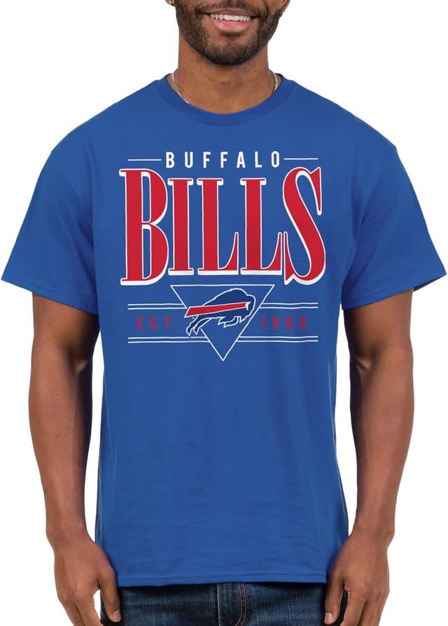 Detalle de Junk Food x NFL Established Retro Adult Short Sleeve Fan Tee for Men & Women (Officially Licensed)