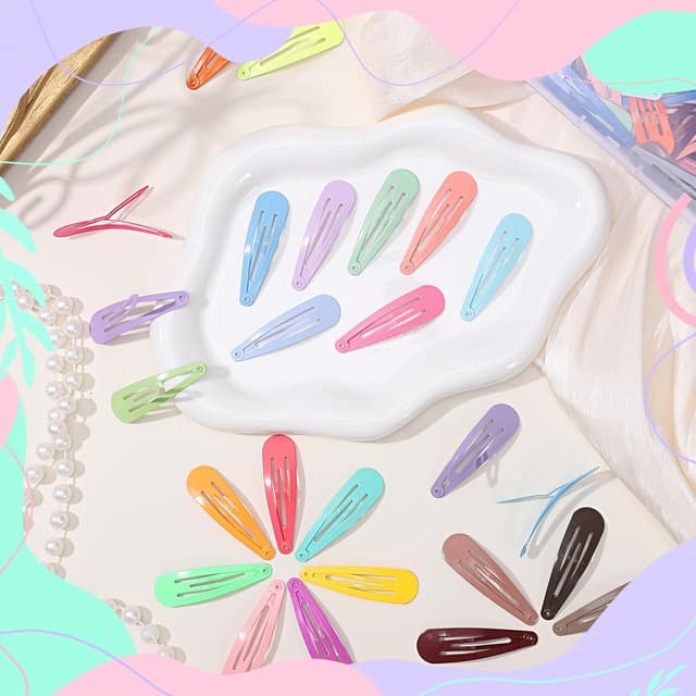 Thumbnail 6 de Obeoby Haarspangen 5,1 cm – 120 Stück 🎀