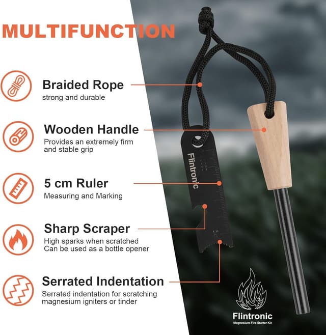 Detalle de flintronic Pierre à feu Kit 7 en 1