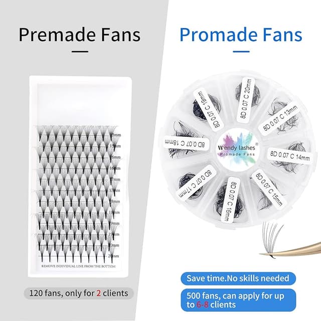 Thumbnail 4 de Volume Russes Cils 500 Fans 8D ⚙