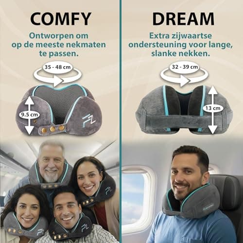 Thumbnail 5 de FLOWZOOM Dream Almohada de viaje Viscoelástica