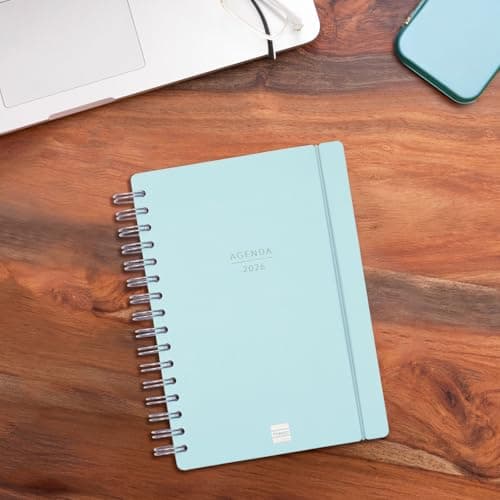 Detalle de Finocam Agenda Haiku 16 meses 2025‑2026 azul