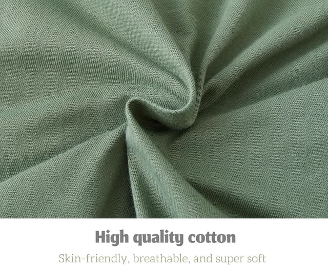 Thumbnail 6 de Chilsuessy Baby Schlafsack mit Füßen 2,5 Tog (2-Wege-Reißverschluss) – Grün, passend für Babyhöhe 110–120 cm