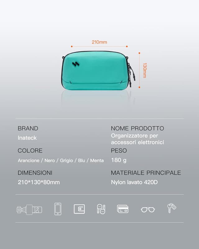 Thumbnail 1 de Inateck Organizer Elettronico Portatile 2 L