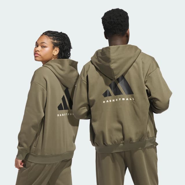 Thumbnail 1 de Adidas chaqueta de baloncesto con cremallera