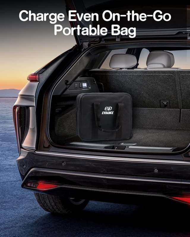 Thumbnail 6 de Seguma 40 ft J1772 EV Charger Extension Cable (40Amp) — Level 1/Level 2, IP66, with Bag