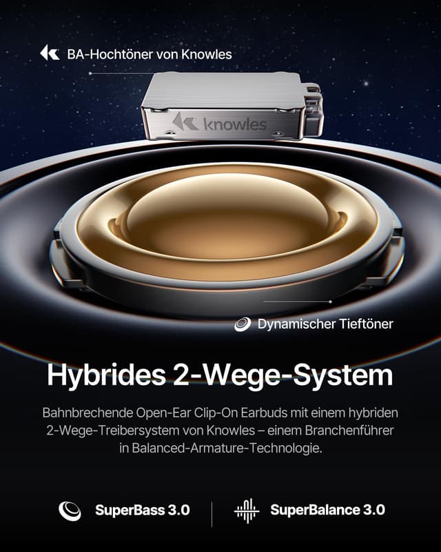 Detalle de Baseus Inspire XC1 Open‑ear Kopfhörer 40 Std.