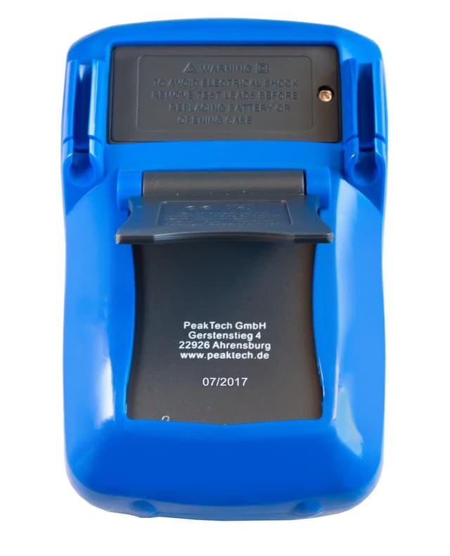 Detalle de PeakTech P 3385 multímetro analógico 600V