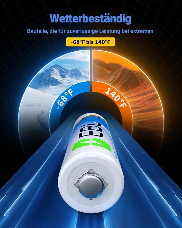 Thumbnail 6 de EBL AA Lithium 3700mAh 8er-Pack