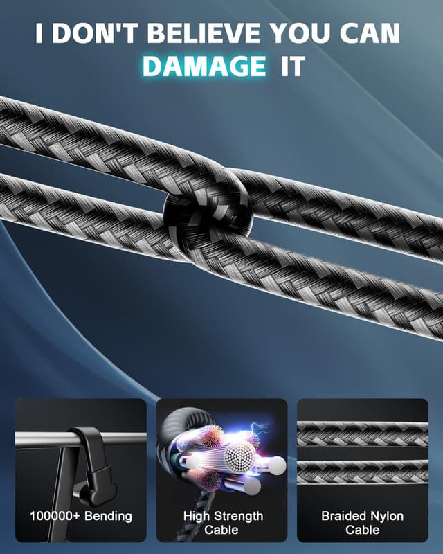 Thumbnail 4 de MEOU USB C Cable 60W 3.3ft 🔌