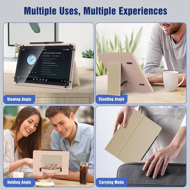 Thumbnail 6 de TiMOVO Universal Case for 10.1 Inch Android Tablet with Pen Loop (Champagne Gold)