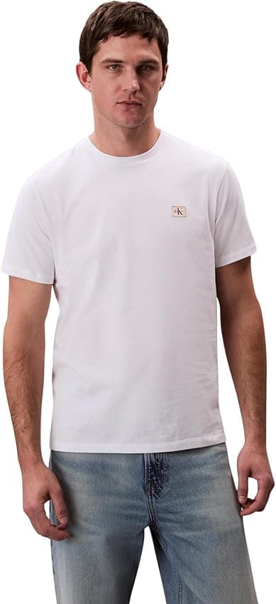 Thumbnail 5 de Calvin Klein Camiseta Badge Jersey algodón XL roja