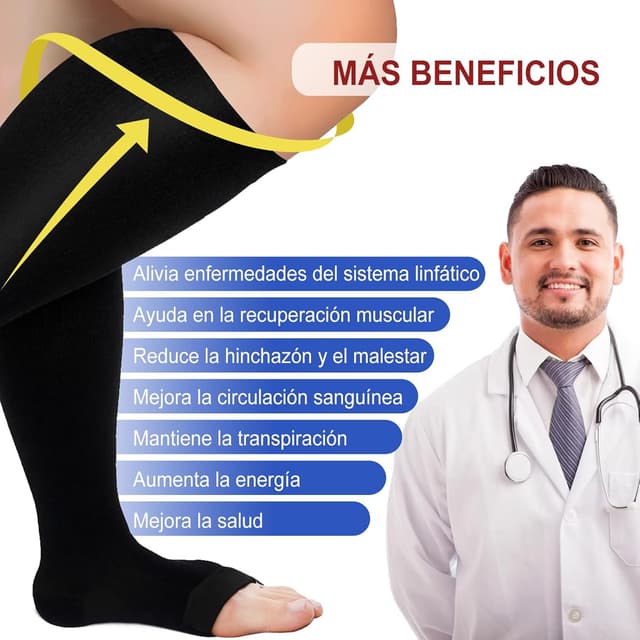 Thumbnail 4 de ZFSOCK Calcetines Compresión 20–30 mmHg XXL