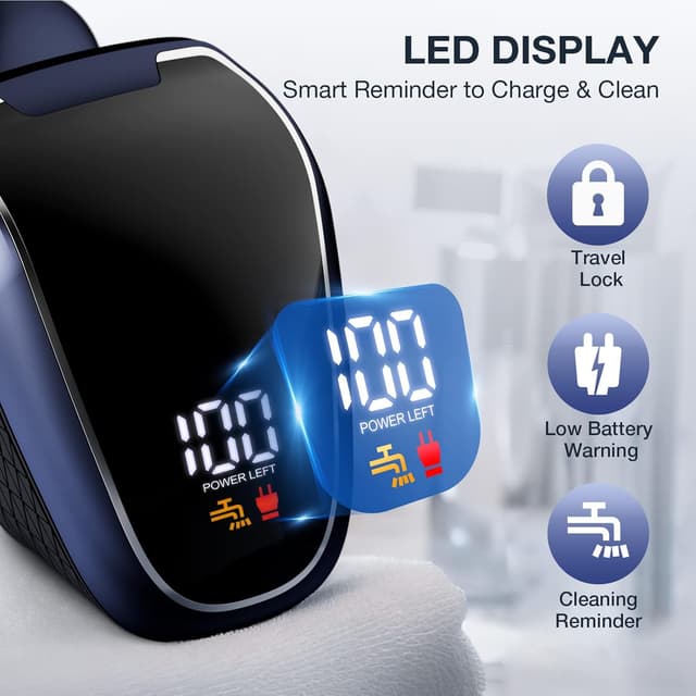 Detalle 2 de Wyklaus Head Shaver 7D 600mAh