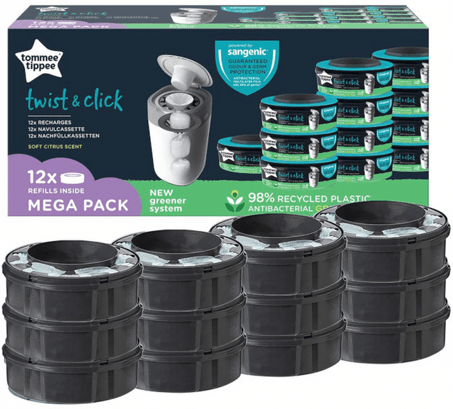 Imagen de Tommee Tippee Recambios Sangenic Twist&Click 12 Uds, 28 pañales en OfertitasTOP