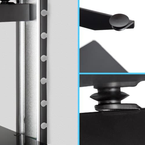 Thumbnail 1 de TecTake Soporte de pared para reproductores DVD y receptores