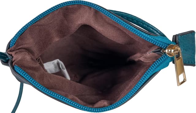 Detalle 2 de styleBREAKER Donna mini borsa a tracolla con fiori laser cut e strass 02012367