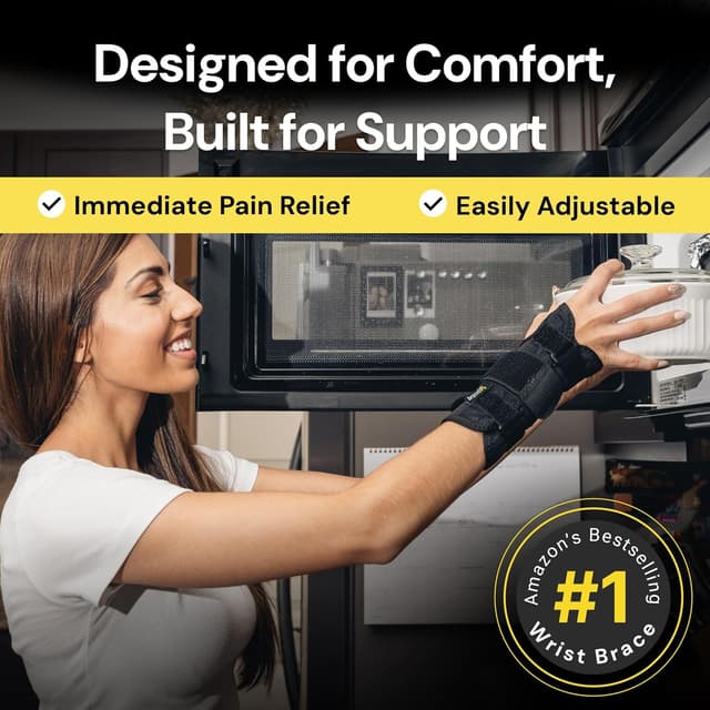 Detalle de BraceUP Wrist Support Brace S/M for Carpal Tunnel