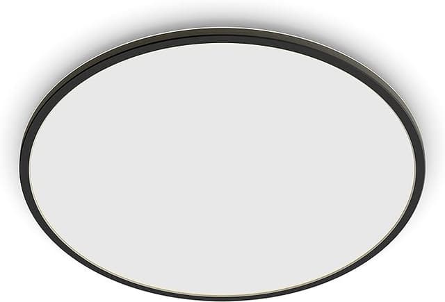 Imagen de Philips SuperSlim: Plafón de techo LED exterior negro 🌟 en OfertitasTOP