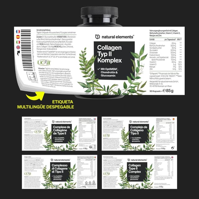 Thumbnail 5 de Colágeno UC-II® con MSM y Vitaminas para articulaciones 🤍