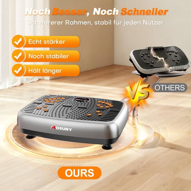 Thumbnail 2 de MOSUNY Vibrationsplatte 450 lbs Kapazität für Training