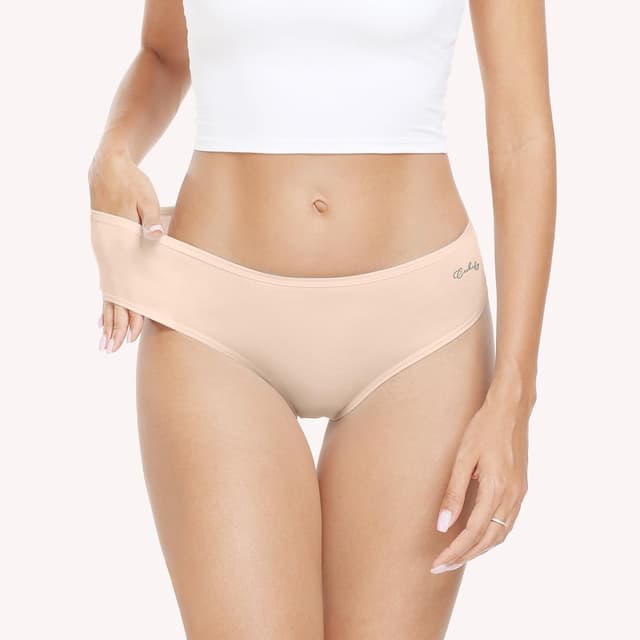 Detalle 2 de anqier Unterhosen Damen 6er Pack Baumwolle Slips Damen