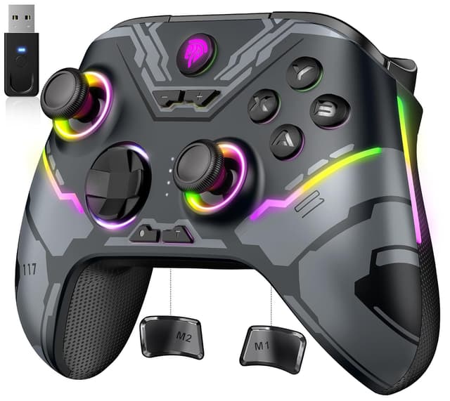 Detalle de EasySMX X15 Wireless Controller mit Hall-Joystick