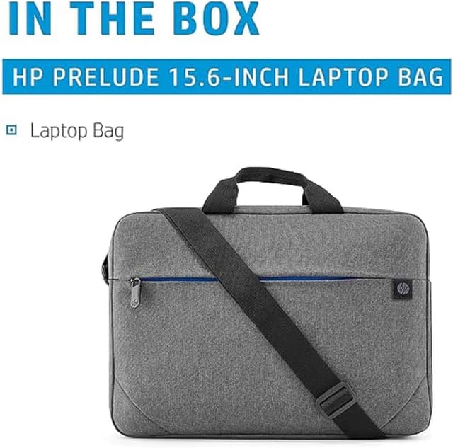 Thumbnail 6 de HP Prelude borsa a tracolla per notebook fino a 15,6” e tablet, grigia con cover impermeabile