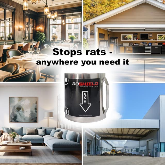 Thumbnail 5 de Roshield Rat Drain Guard 4" stainless steel drain protector 🛠