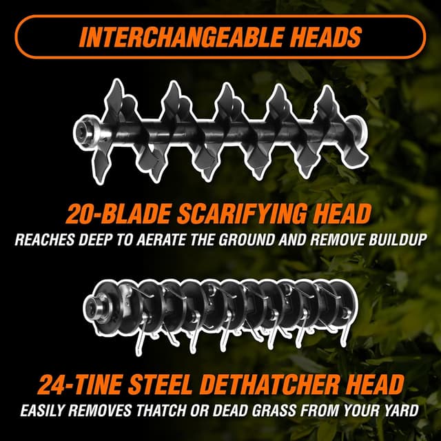 Detalle 2 de WEN DT1516 dethatcher scarifier 15-amp 16-inch