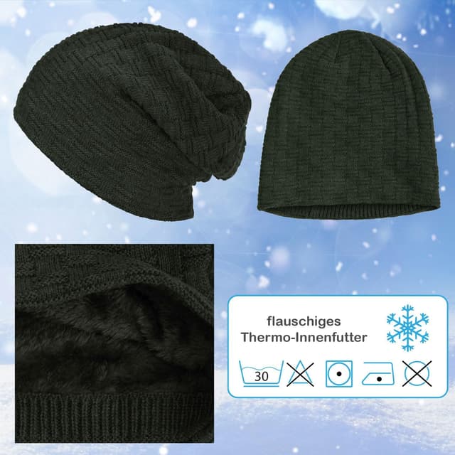 Thumbnail 4 de Compagno Gefütterte Mütze One‑Size 28 cm 🧣