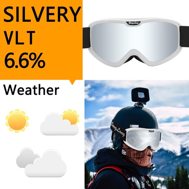 Detalle 2 de BangLong Skibrille mit UV-Schutz
