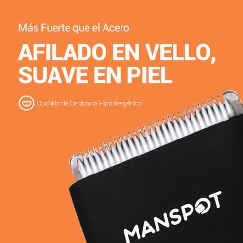 Detalle 2 de MANSPOT afeitadora corporal 6000 rpm