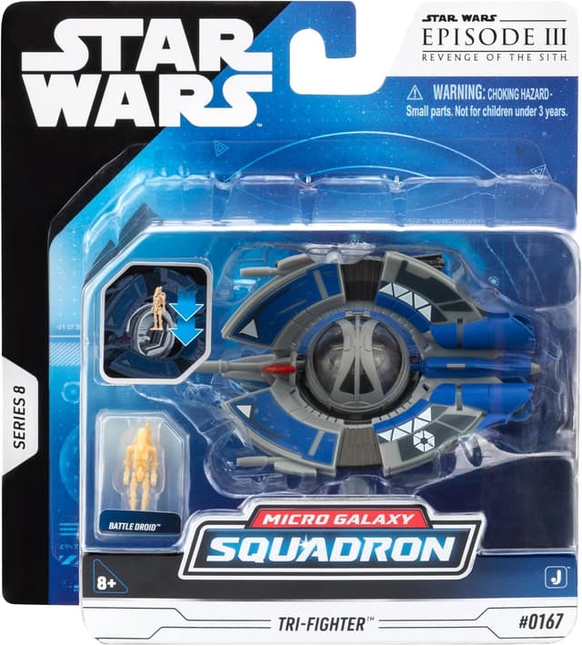 Thumbnail 5 de Star Wars Micro Galaxy Squadron Droid Tri-Fighter 3-inch