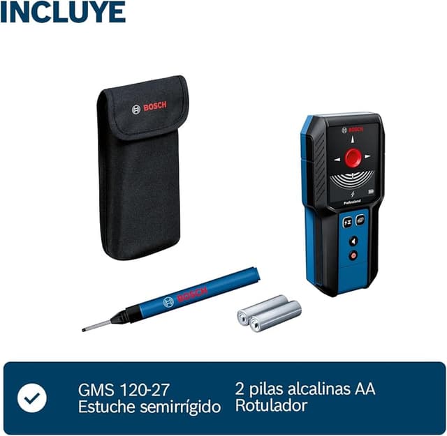 Thumbnail 4 de Bosch GMS 120-27 Localizador de Metales y Cables 🔍