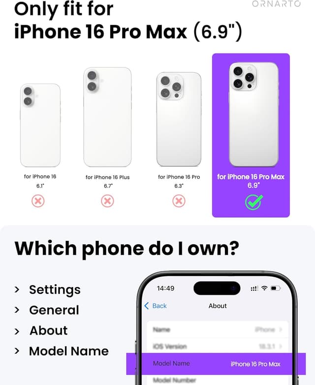 Detalle 2 de ORNARTO Vortuxe iPhone 16 Pro Max Case (6.9") with MagSafe — Sky Whisper Liquid Silicone Cover