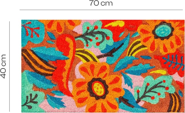 Detalle de Zerbino cocco Baroni Home 70x40 cm